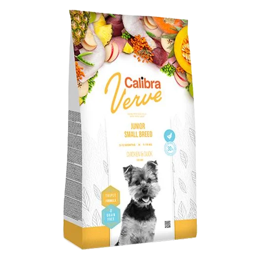 Calibra Dog Verve GF Junior Small Chicken & Duck 6 kg