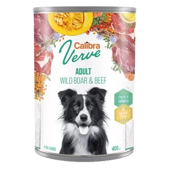 Calibra KONZERVA dog Adult Verve Wild Boar & Beef 6 x 400g