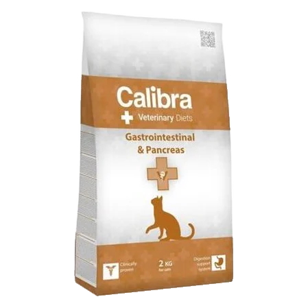 Calibra Vet Diet Cat Gastrointestinal / Pancreas NEW 2 kg