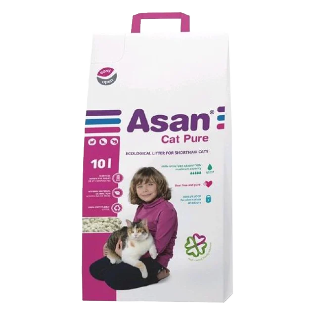 Podstielka ASAN Pure pre mačky a fretky 10 L (2 kg)