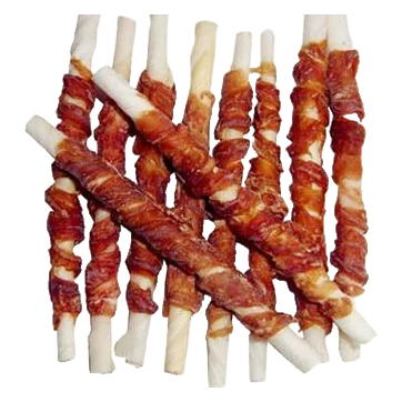 Pamlsok Salač Tyčinka z byvolej kože obalená kačacím mäsom 1 kg