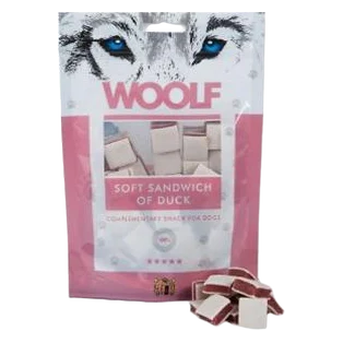 Pamlsok Woolf Dog Duck Soft Sandwich 100 g