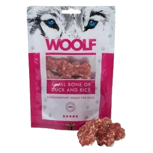 Pamlsok Woolf Dog Duck Bone Small & Rice 100 g