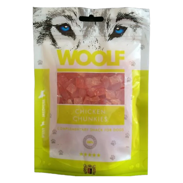 Pamlsok Woolf Dog Chicken Chunkies 100 g