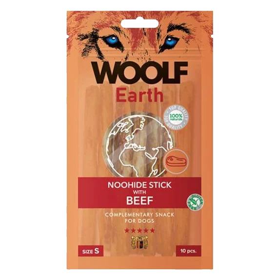 Pamlsok Woolf Dog Earth NOOHIDE S Beef 90 g