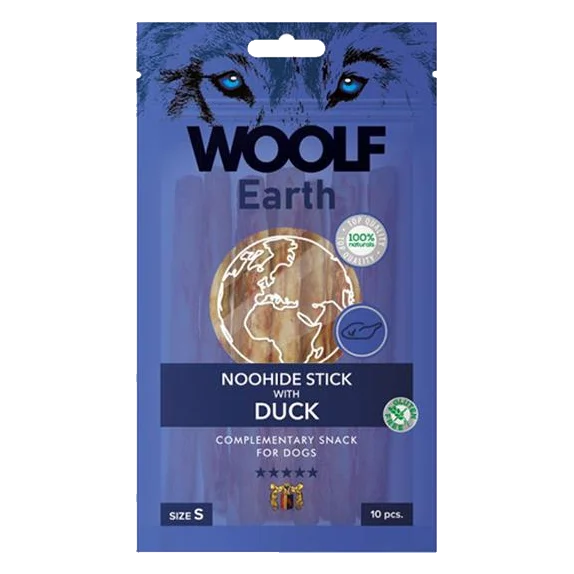Pamlsok Woolf Dog Earth NOOHIDE S Duck 90 g