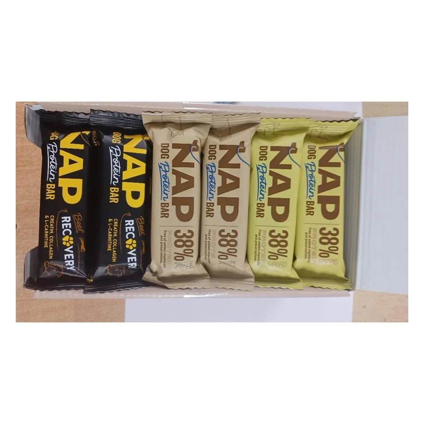 NAP Proteínová tyčinka pre psy mix 3 druhy 24x50 g