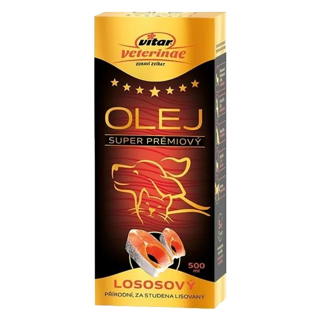 Olej lososový VITAR Veterinae 500 ml