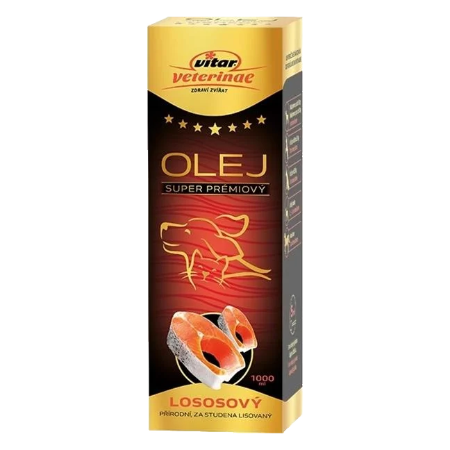Olej lososový VITAR Veterinae 1000 ml