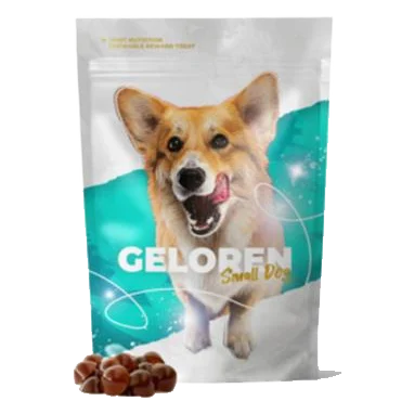 Geloren DOG S–M žuvacie želatínové tablety, 180 g (60ks)
