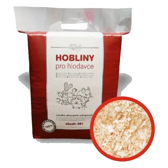 Podstielka LIMARA pre hlodavce, hobliny classic 60 l (2,76 kg)