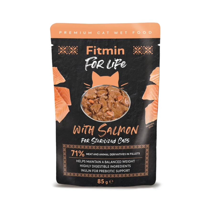 Fitmin for Life Cat Sterilised kapsička losos 85g
