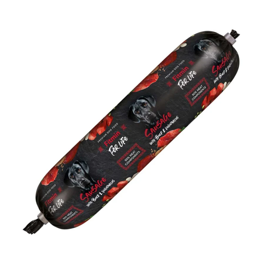 Fitmin for Life psia saláma Hovädzia 900g
