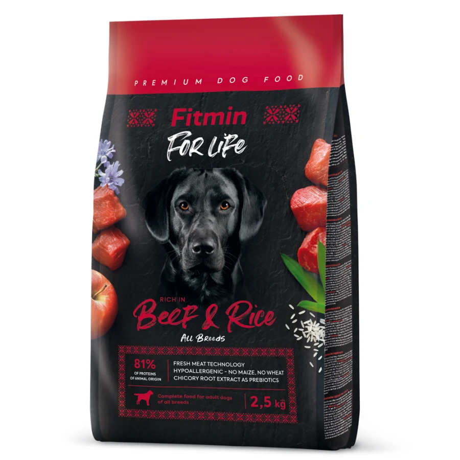 Fitmin dog For Life Beef & Rice 2,5 kg