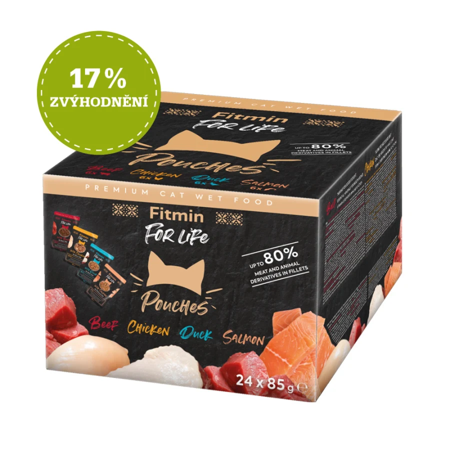 Fitmin for Life Cat Kapsičky Multipack 24x85g