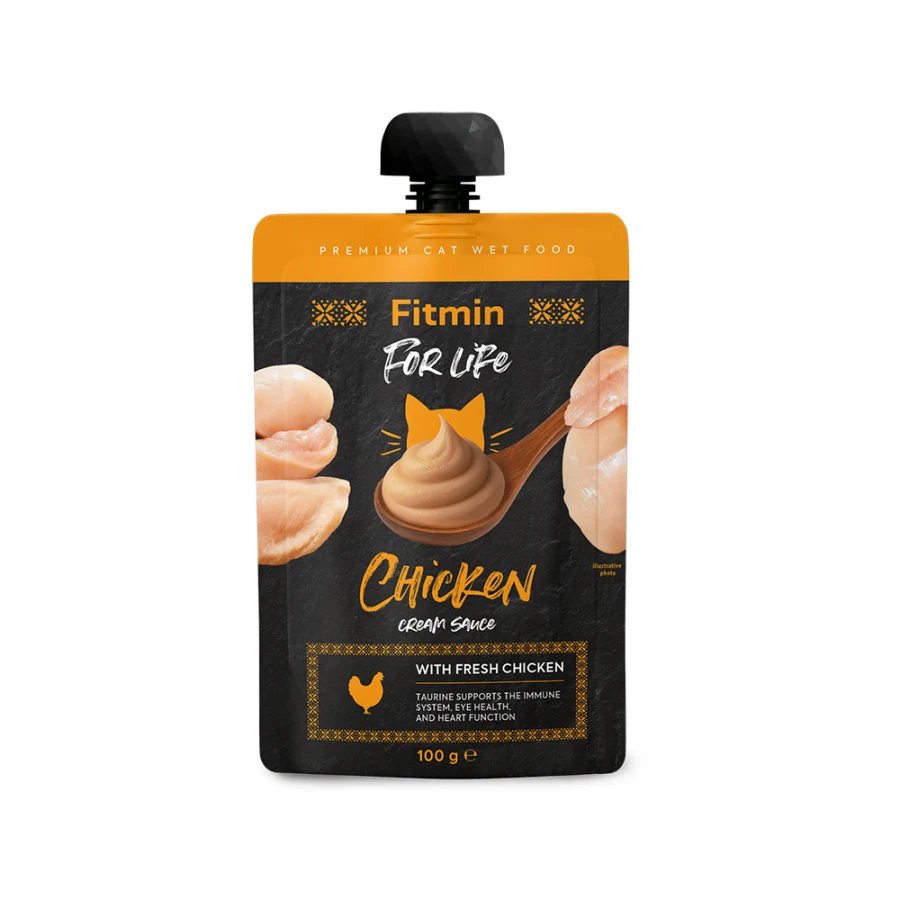 Fitmin for Life Cat Krémová kuracia kapsička 100g