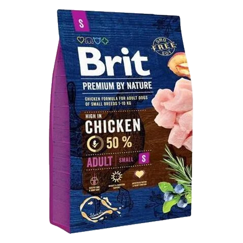 Brit Premium by Nature dog Adult S 1 kg