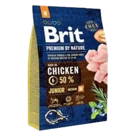 Brit Premium by Nature dog Junior M 15 kg