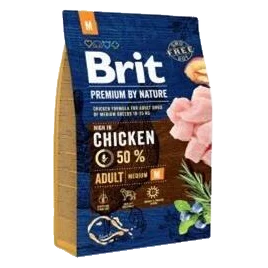 Brit Premium by Nature dog Adult M 3 kg