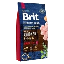Brit Premium by Nature dog Adult L 8 kg