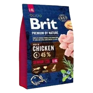 Brit Premium by Nature dog Senior L+ XL 3 kg