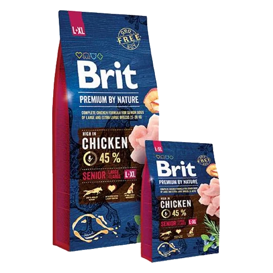 Brit Premium by Nature dog Senior L+ XL 15 kg