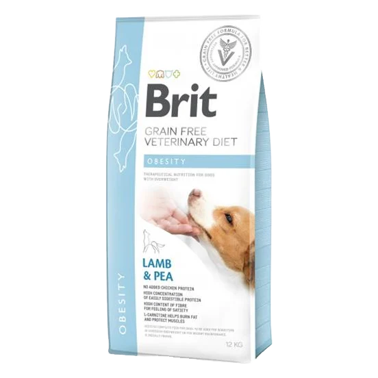 Brit Veterinary Diets GF dog Obesity 12 kg