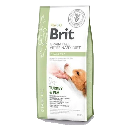 Brit Veterinary Diets GF dog Diabetes 12 kg