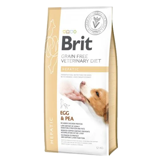 Brit Veterinary Diets GF dog Hepatic 12 kg