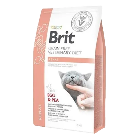 Brit Veterinary Diets GF cat Renal 2 kg