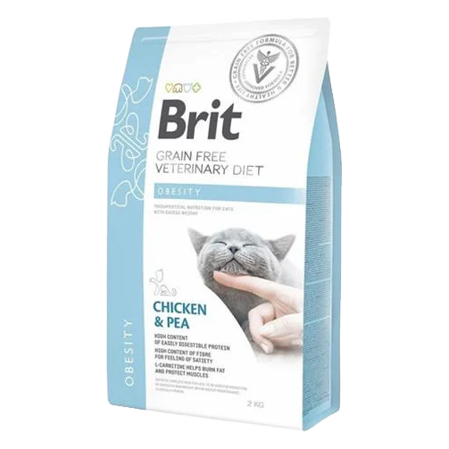 Brit Veterinary Diets GF cat Obesity 2 kg