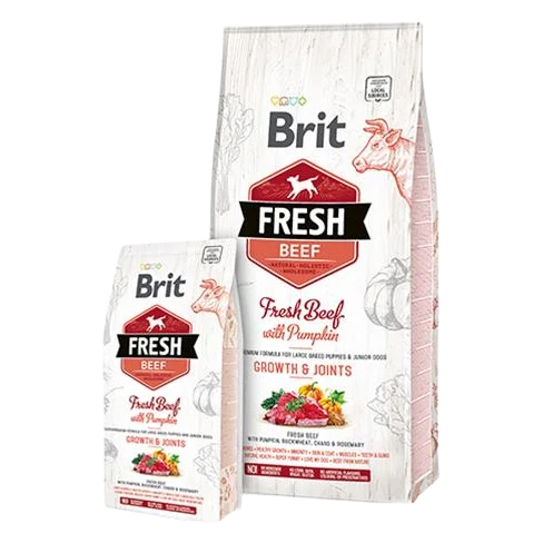 BRIT Fresh Puppy Large hovädzie s tekvicou 2,5 kg