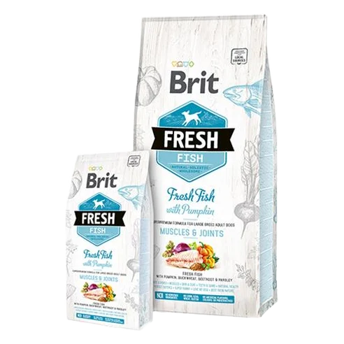 BRIT Fresh Adult Large ryba s tekvicou 12 kg
