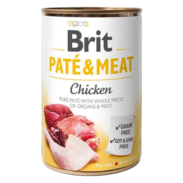 Brit Paté & Meat Chicken 400 g konzerva