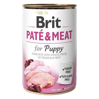 Brit Paté & Meat Puppy 400 g konzerva