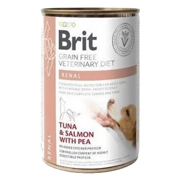 Brit Veterinary Diets GF dog Renal 400 g konzerva