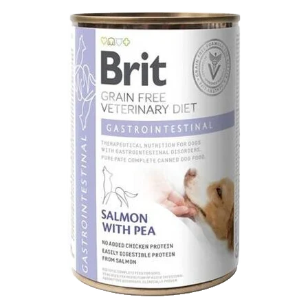 Brit Veterinary Diets GF dog Gastrointestinal 400 g konzerva