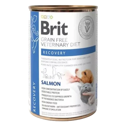 Brit Veterinary Diets GF cat + dog Recovery 400 g konzerva