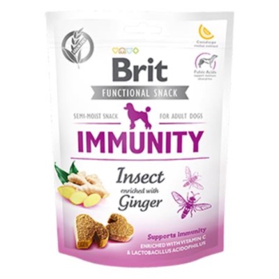 Pamlsok Brit Care Dog Functional Snack Immunity Insect 150 g
