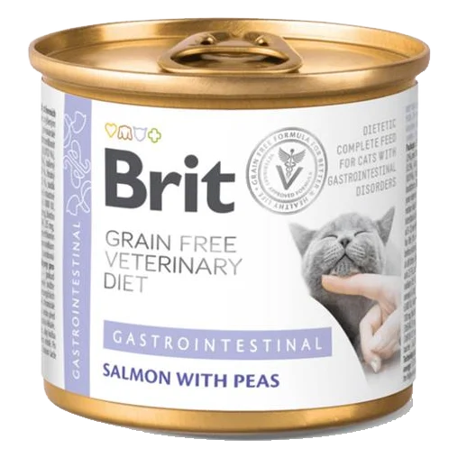 Brit Veterinary Diets GF cat Gastrointestinal 200 g konzerva