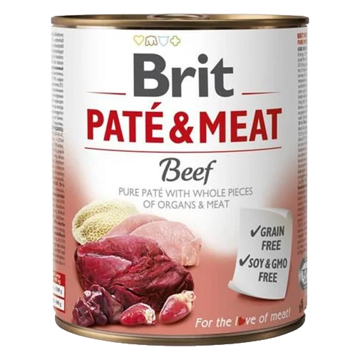 Brit Paté & Meat Beef 6 x 800 g konzerva
