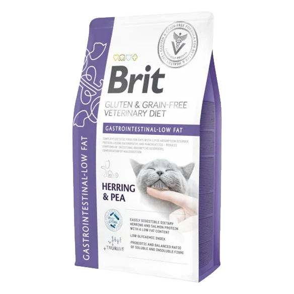 Brit Veterinary Diets GF cat Gastrointestinal -Low fat 2 kg
