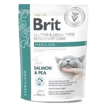 Brit Veterinary Diets GF cat Sterilised 400 g