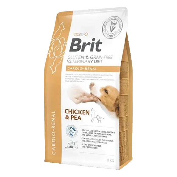 Brit Veterinary Diets GF dog Cardio - Renal 2 kg