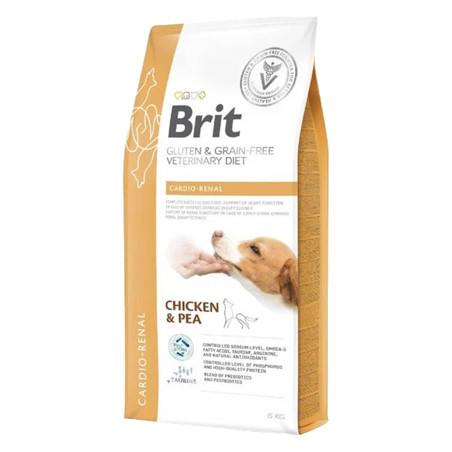 Brit Veterinary Diets GF dog Cardio - Renal 6 kg