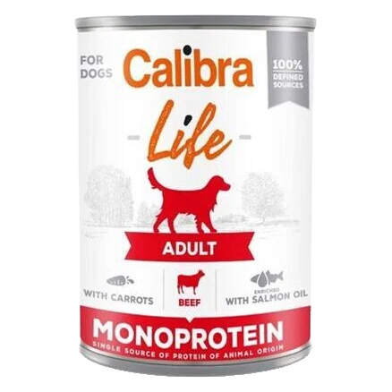Calibra KONZERVA dog Adult Life Beef & Carrots 6 x 400g