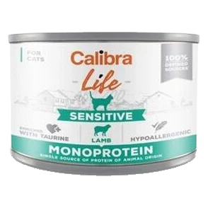 Calibra KONZERVA cat Life Adult Sensitive lamb  6 x 200 g