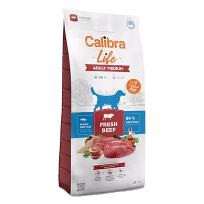 Calibra Dog Life Adult Medium Fresh Beef 12 kg