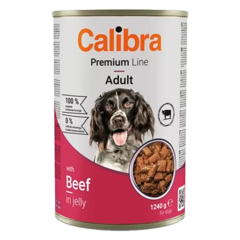 Calibra KONZERVA dog Adult Premium Hovädzie 1240 g