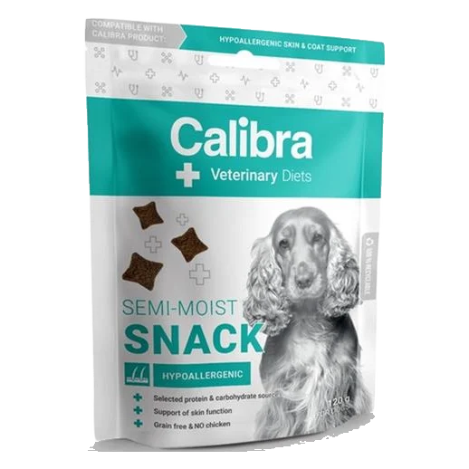 Pamlsok Calibra VD Semi-Moist Dog Hypoallergenic 7 x 120 g
